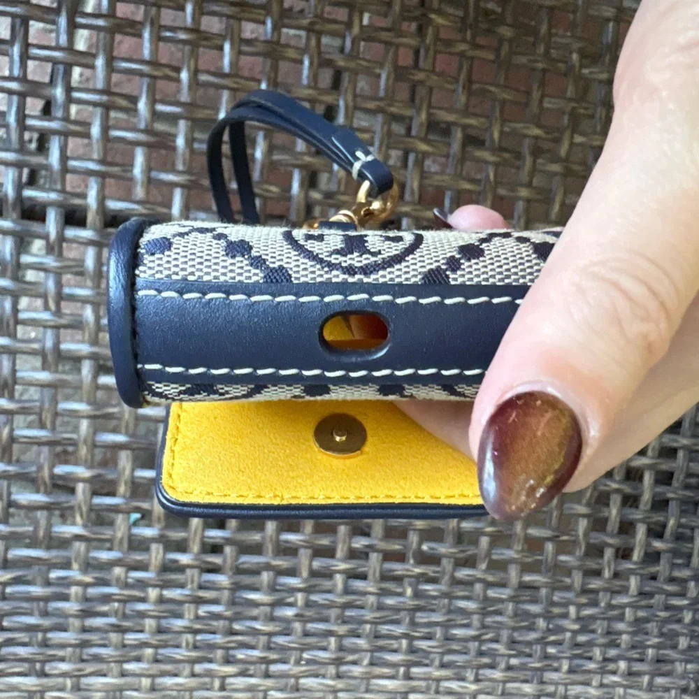 Tory Burch T Monogram Jacquard Airpods Case
